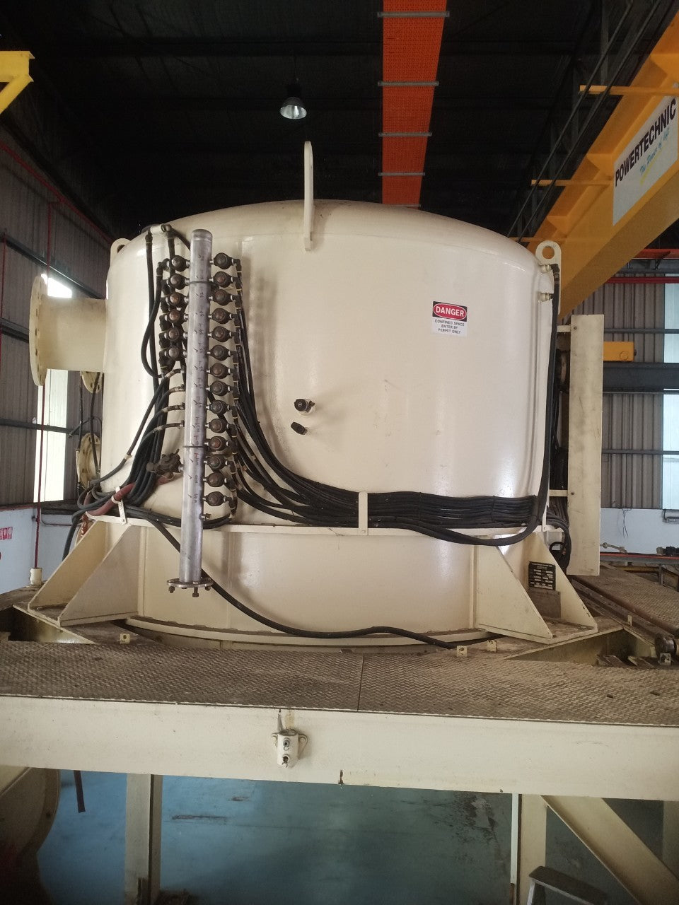 Used VFS / IPSEN Vertical Vacuum Furnace 72" Diameter x 60" High 2 Bar - Good Condition