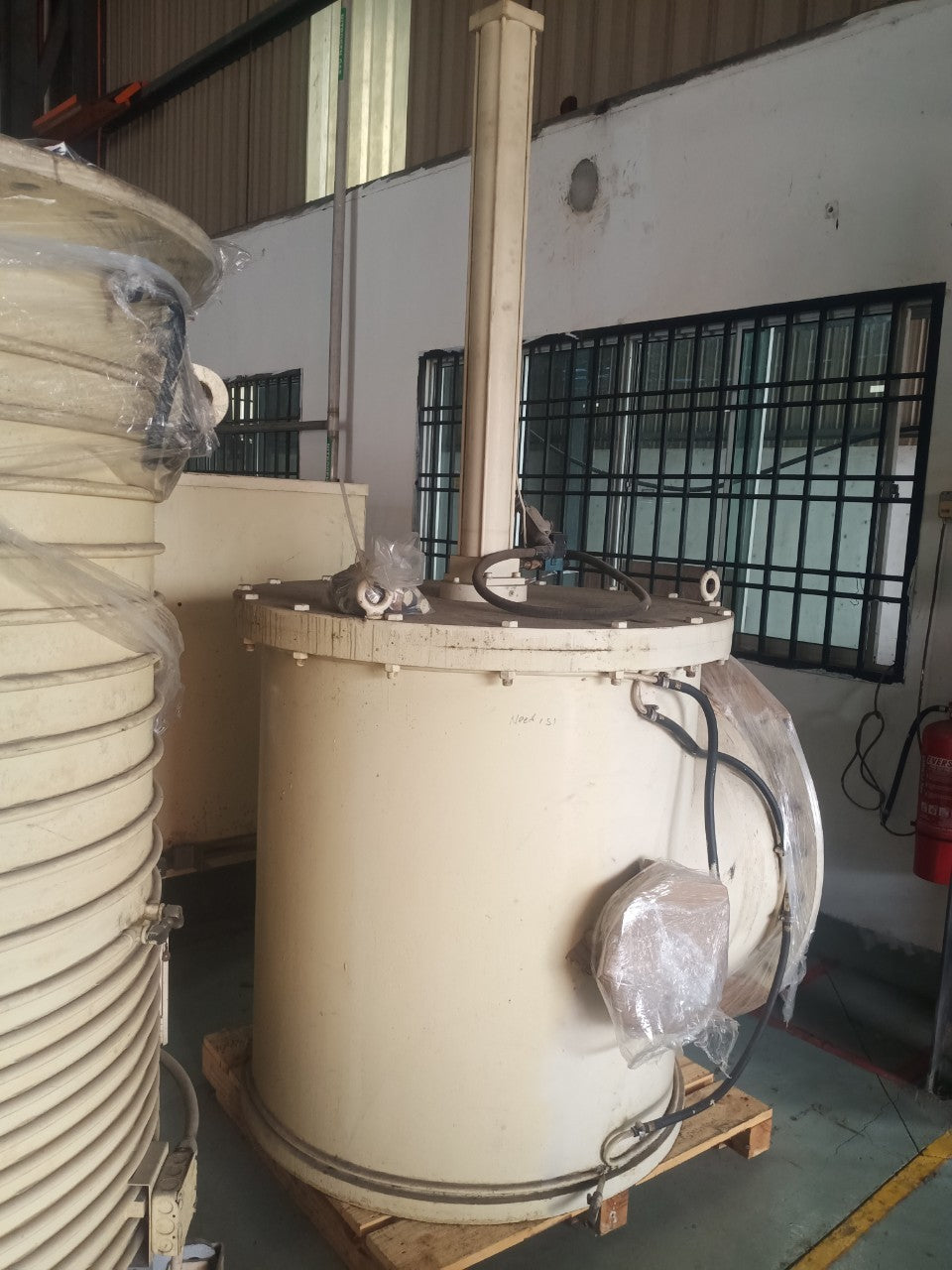 Used VFS / IPSEN Vertical Vacuum Furnace 72" Diameter x 60" High 2 Bar - Good Condition